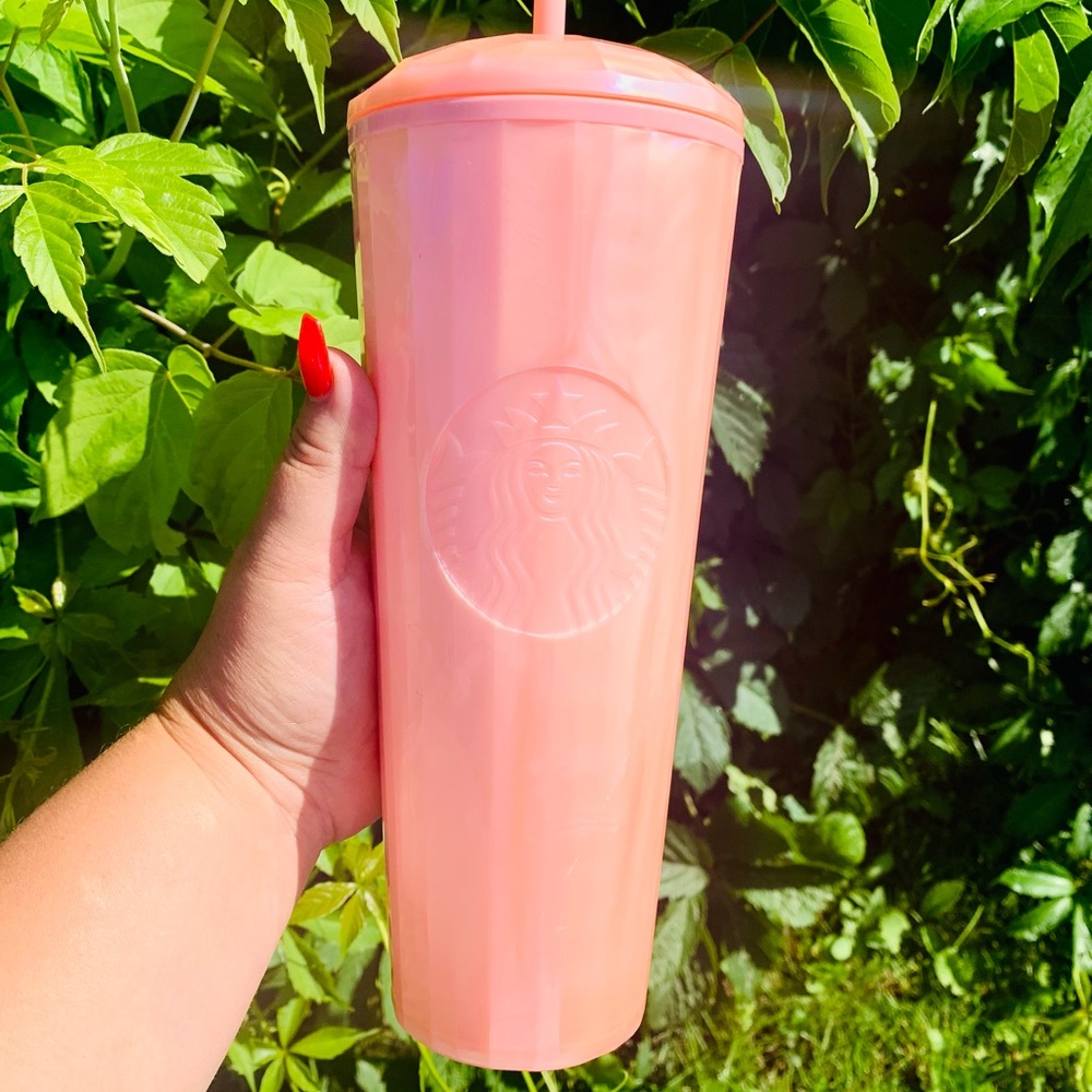 Starbucks Satin Blush Pink Kaleidoscope Tumbler